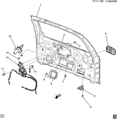 Scheibenwischermotor Hinten - Wiper Motor Rear  GM 00 - 06